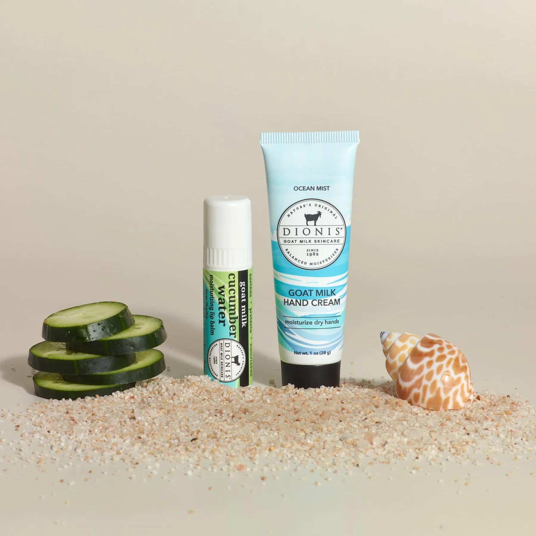 Lip Balm & Hand Cream Gift Set Cucumber Water