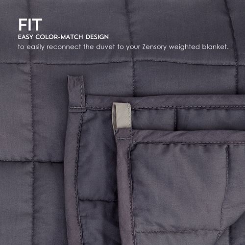 Duvet Covers for Weighted Blanket by Zensory - Blue Duvet Cover