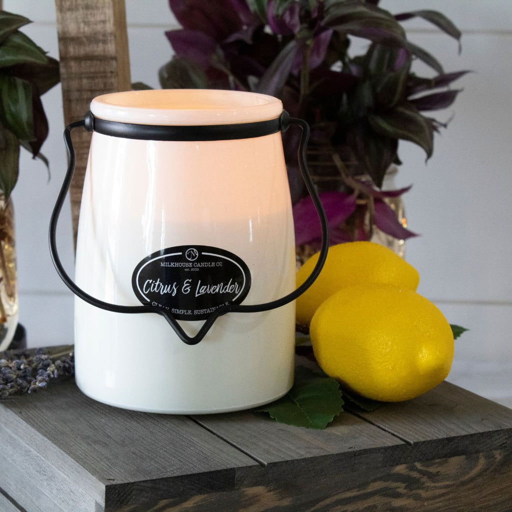 Citrus & Lavender Candle by Milkhouse Candle Co.