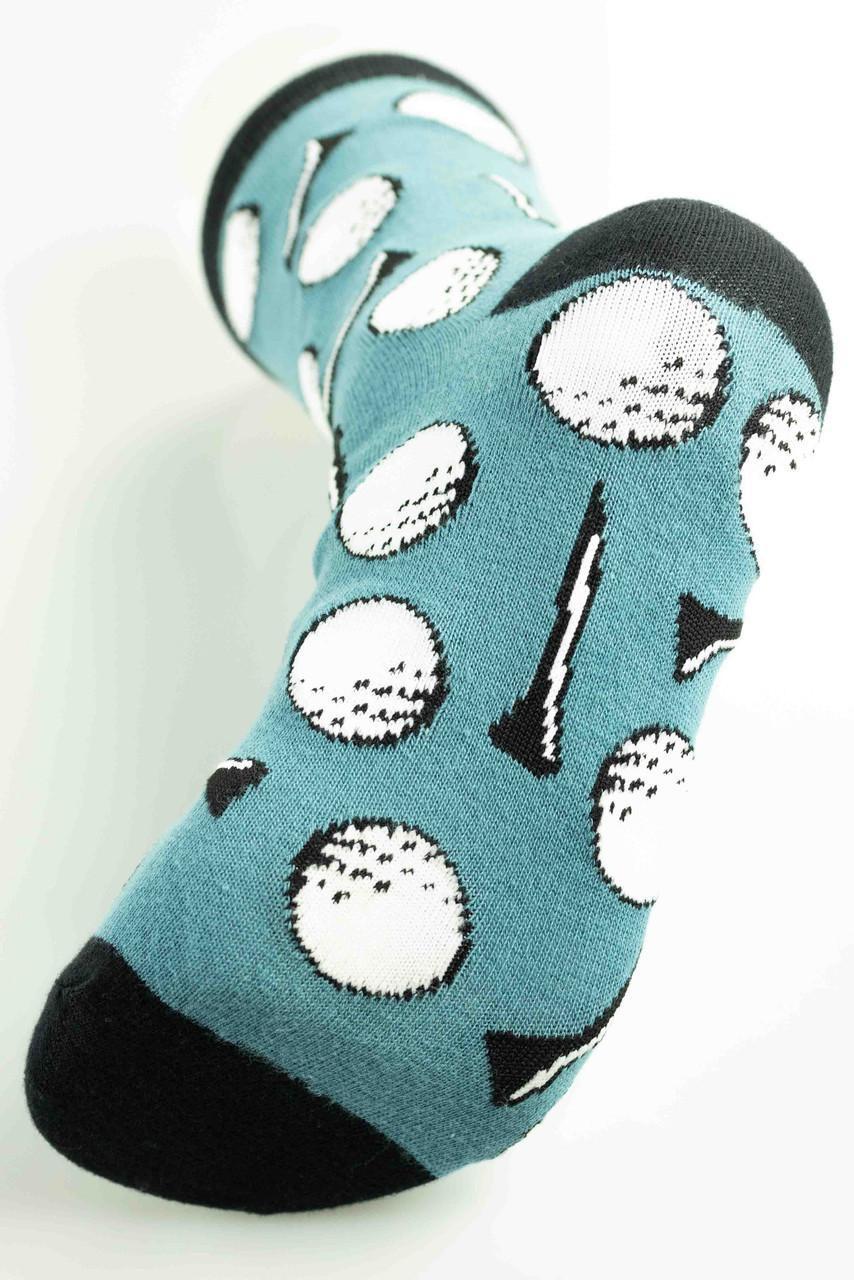 Golf Ball Crew Sock by LazyOne
