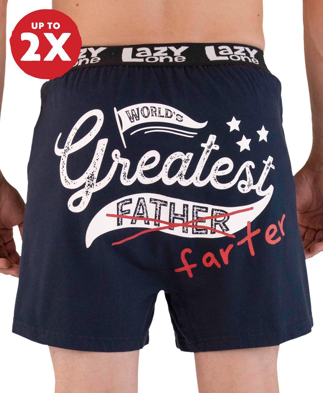 World's Greatest Farter Men's Funny Boxer by LazyOne