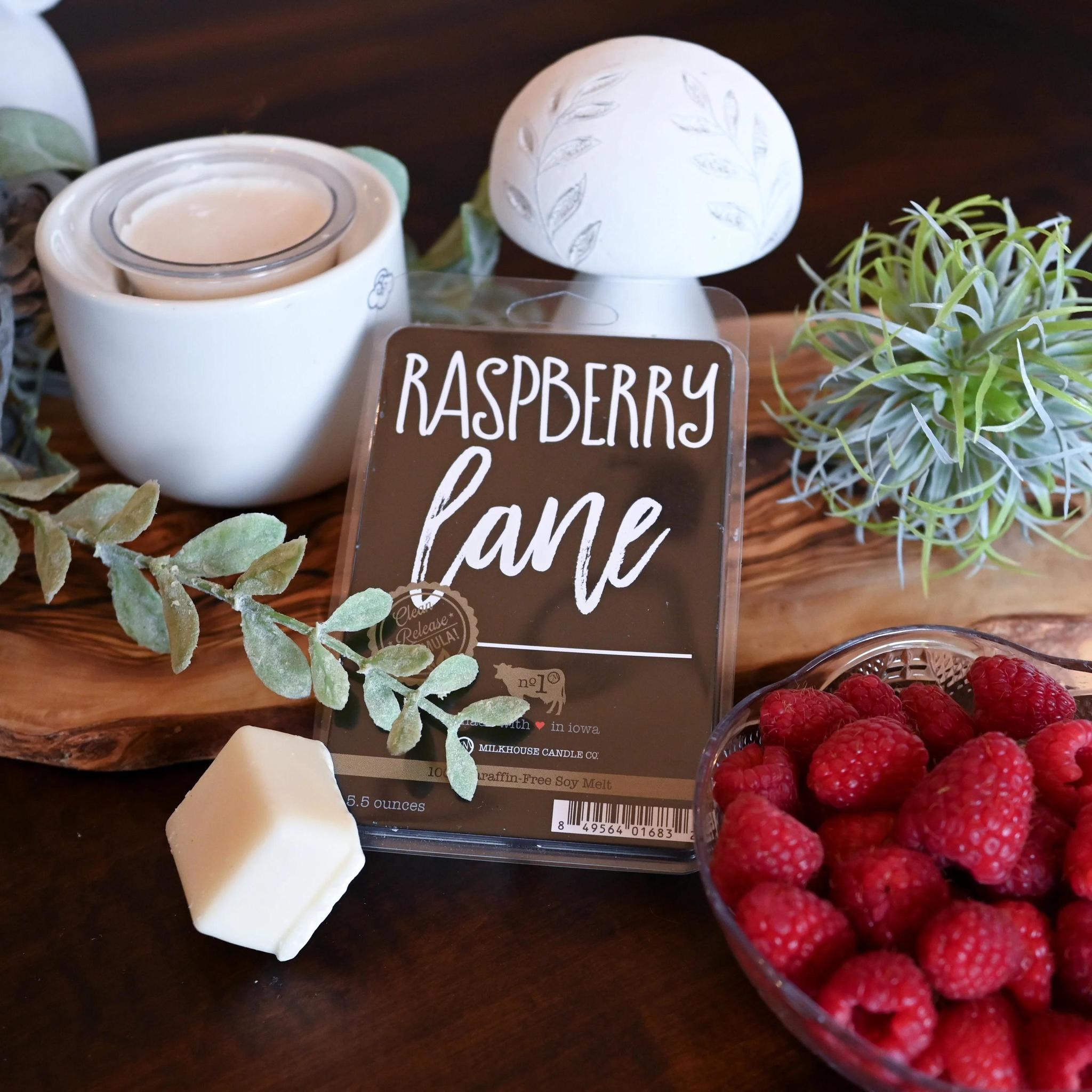 Raspberry Lane – Milkhouse Candle Co. - Large Melt