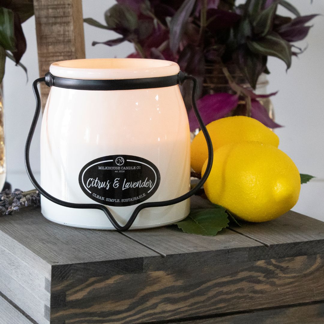 Citrus & Lavender Candle by Milkhouse Candle Co.