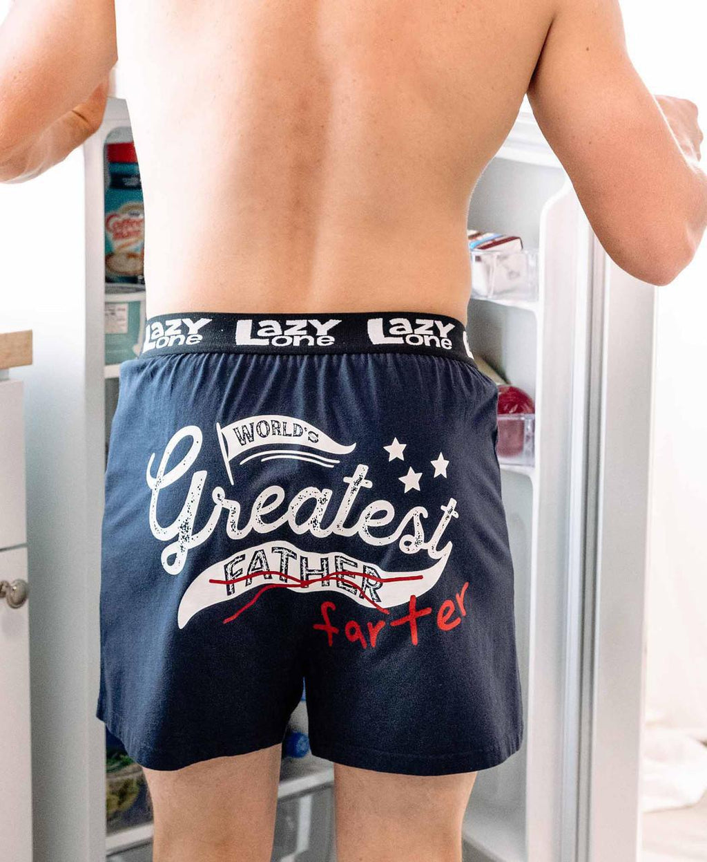 World's Greatest Farter Men's Funny Boxer by LazyOne - XL