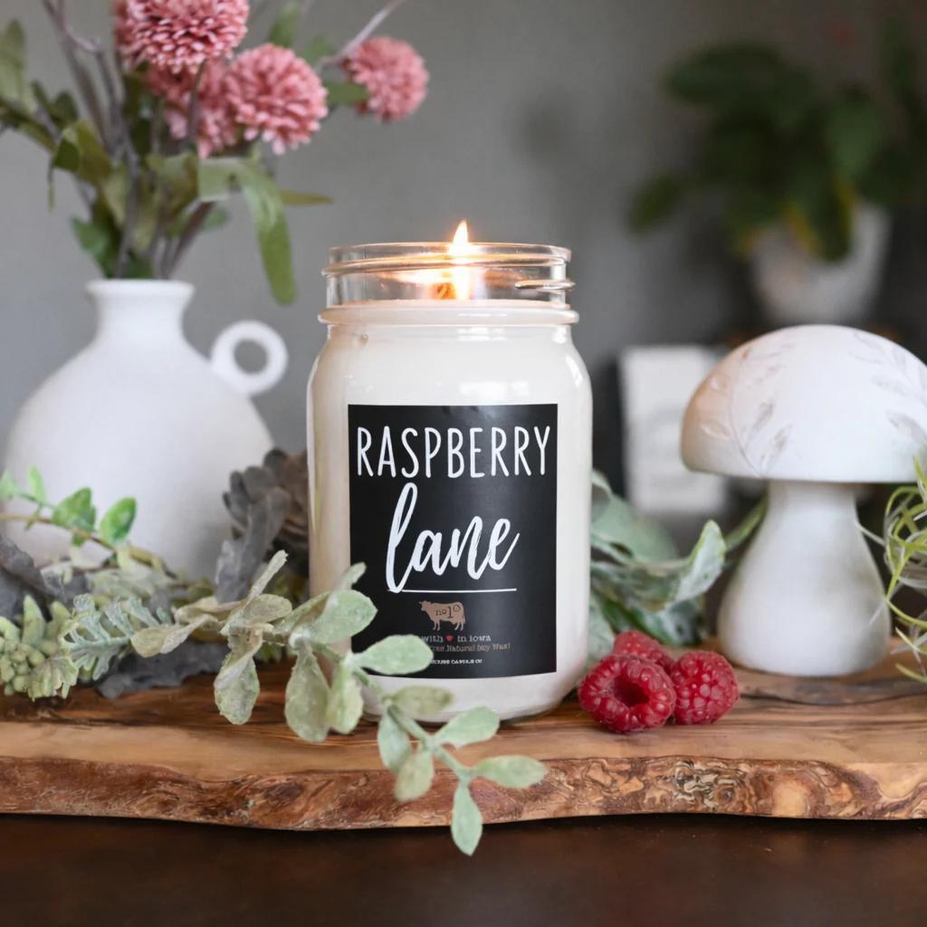 Raspberry Lane – Milkhouse Candle Co. - 26oz