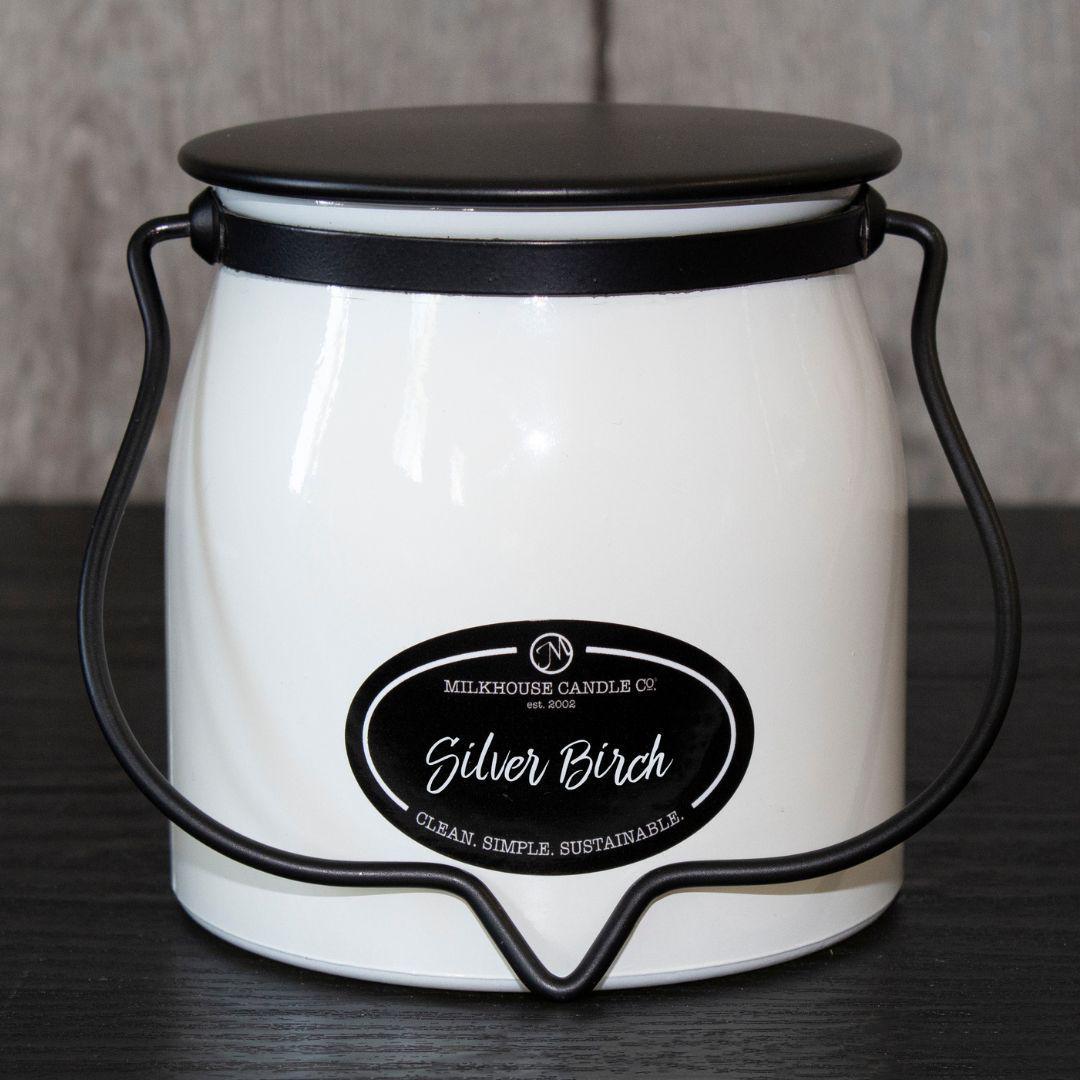 Milkhouse Candles Co: Silver Birch - 22oz Butter Jar