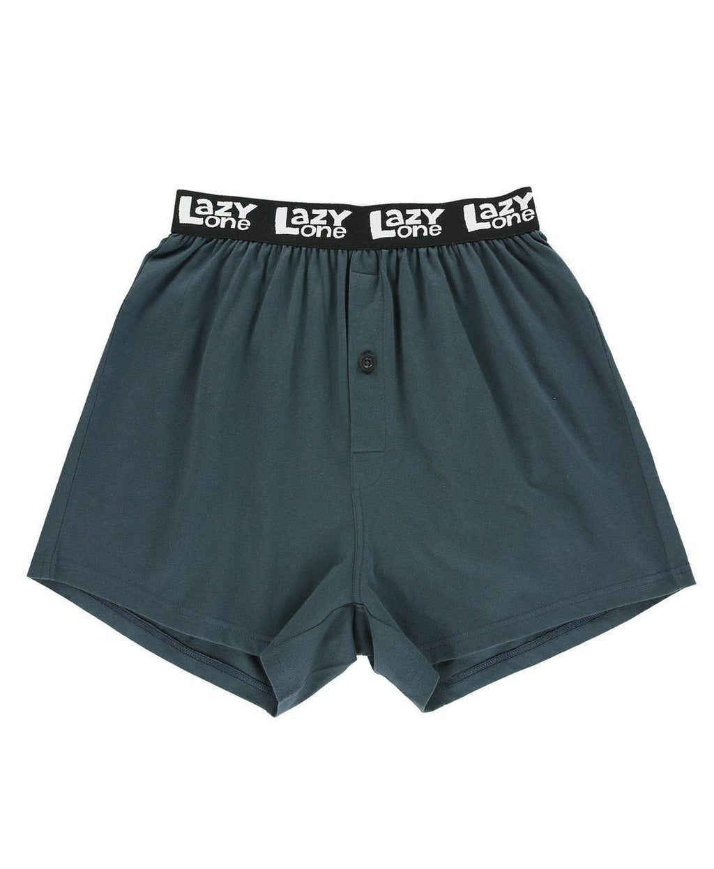 Trophy Husband Dark Blue Men's Funny Boxer by LazyOne - Medium