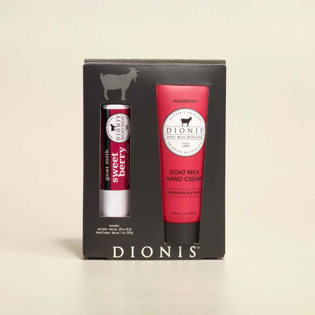 Lip Balm & Hand Cream Gift Set Sweet Berry w/ Sugarberry