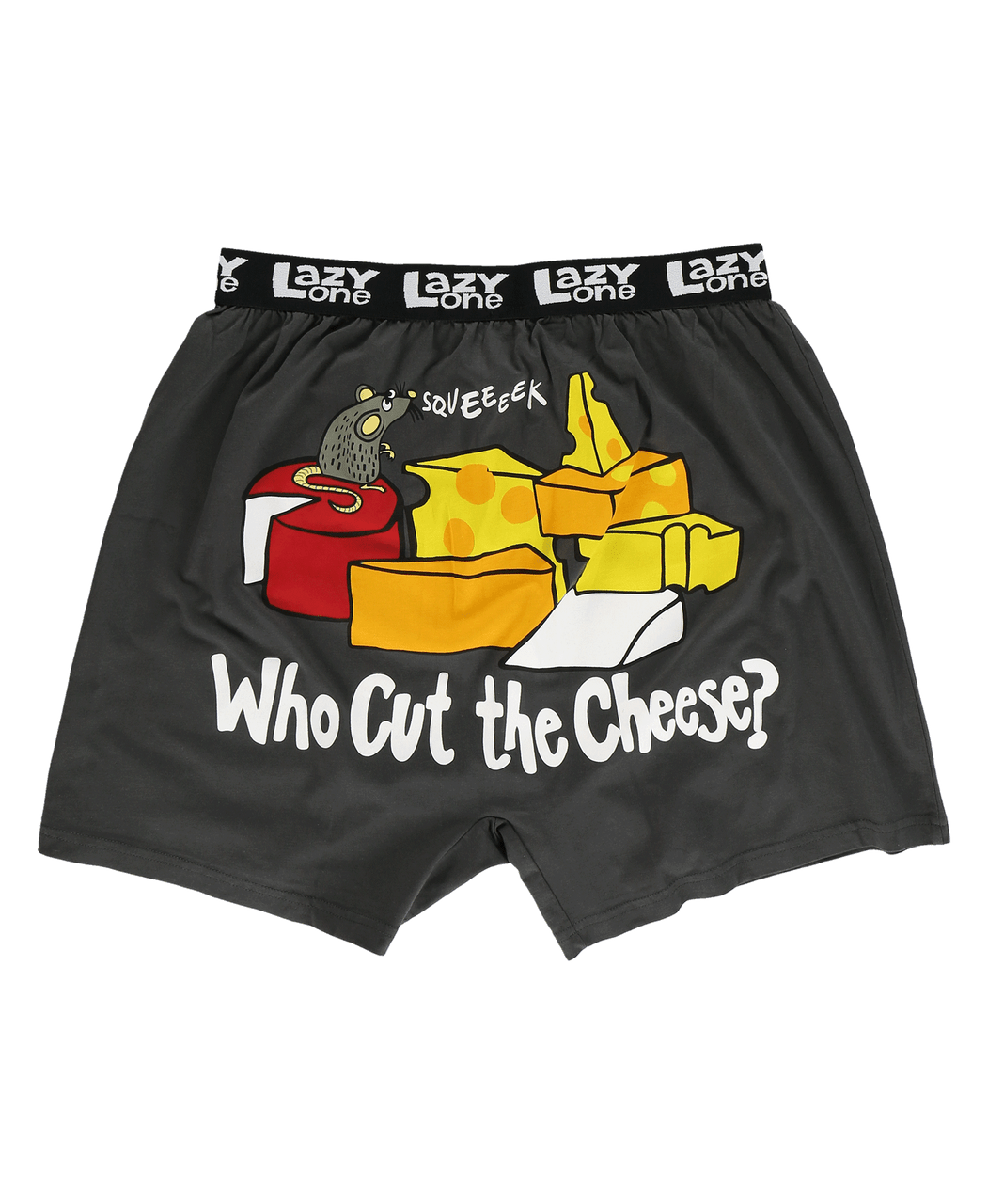 Who Cut The Cheese Men's Funny Boxer by LazyOne