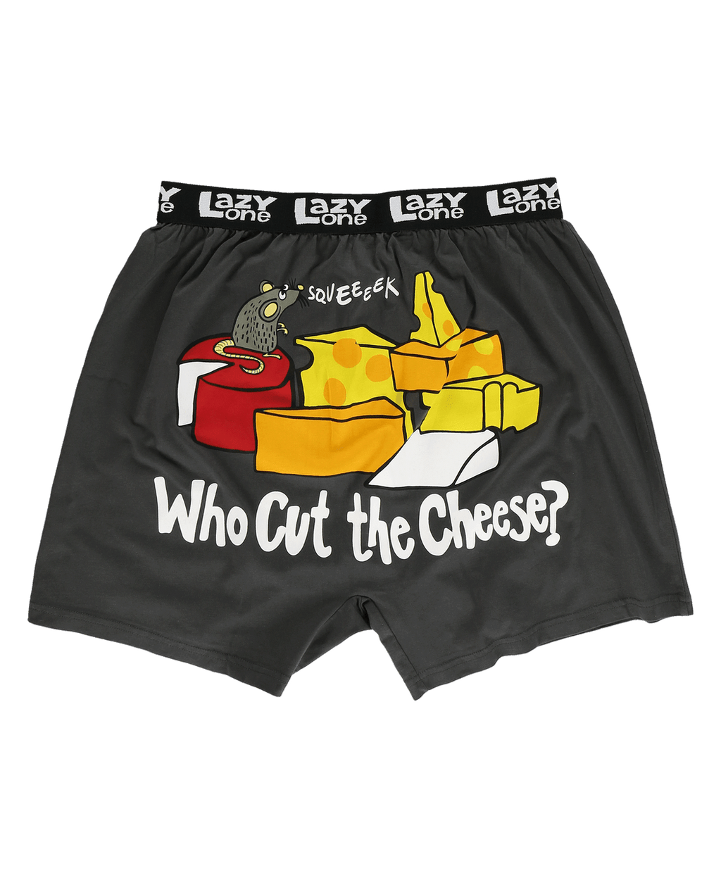 Who Cut The Cheese Men's Funny Boxer by LazyOne - Medium