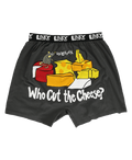 Who Cut The Cheese Men's Funny Boxer by LazyOne - Medium