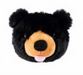 Black Bear Squeaker Plush Toy