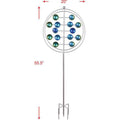Blue Round Yard Spinner 55''