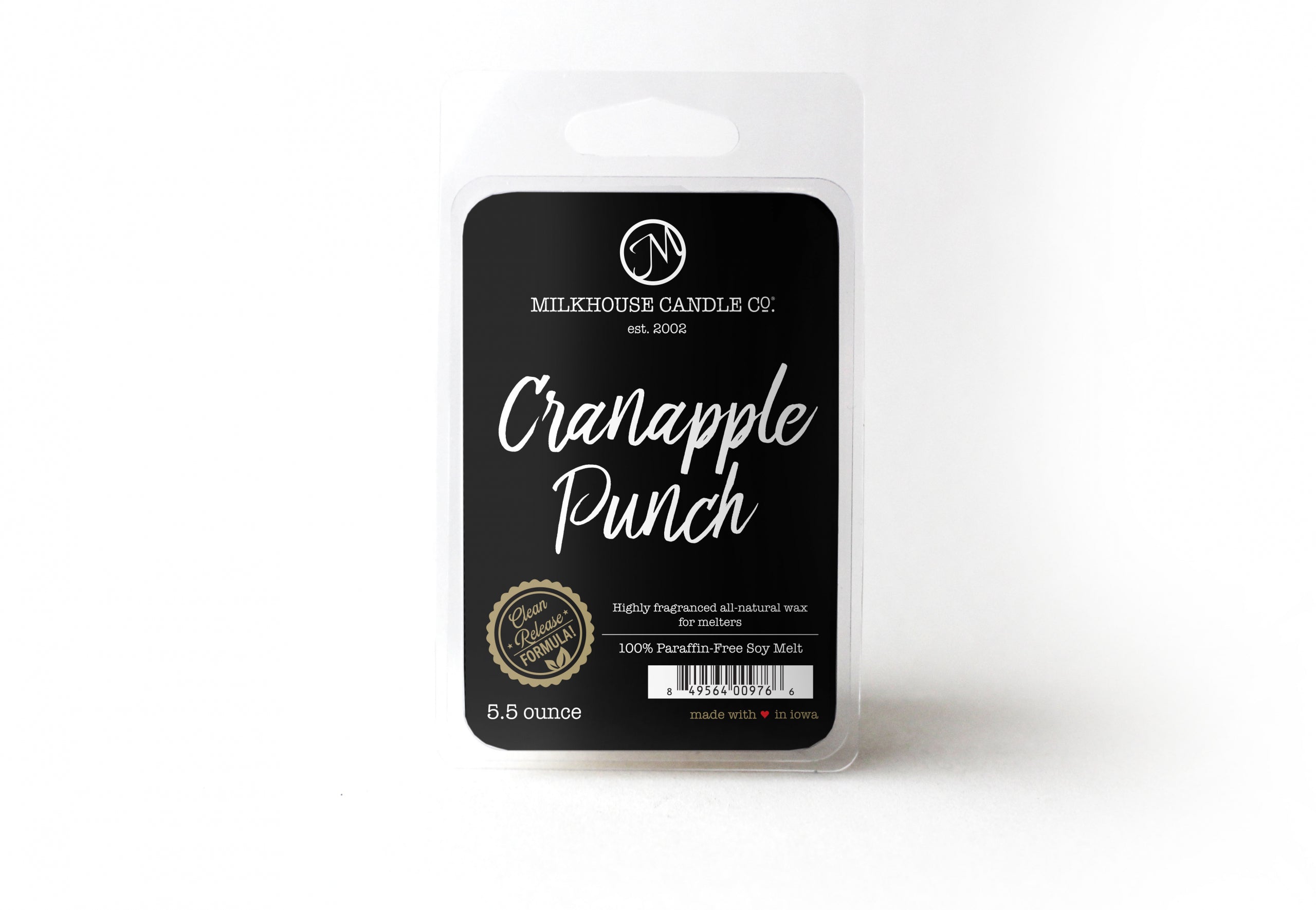 Milkhouse Candle Co: Cranapple Punch - 16oz Butter Jar