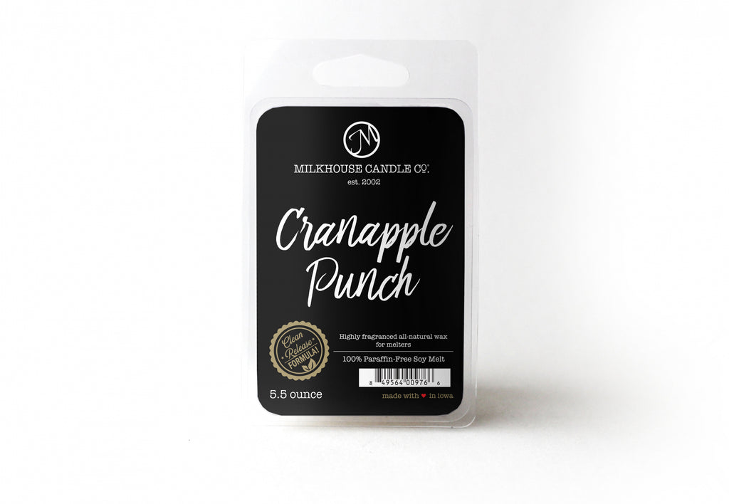 Milkhouse Candle Co: Cranapple Punch - 22oz Butter Jar