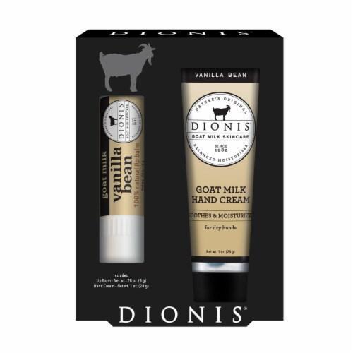 Lip Balm & Hand Cream Gift Set Vanilla Bean Dionis