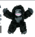 14" Gorilla Inner Rope Squeaker Plush Toy