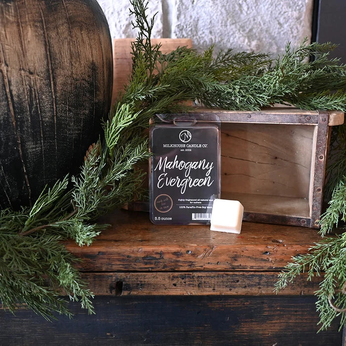 Mahogany Evergreen Candle | Milkhouse Candle Co.