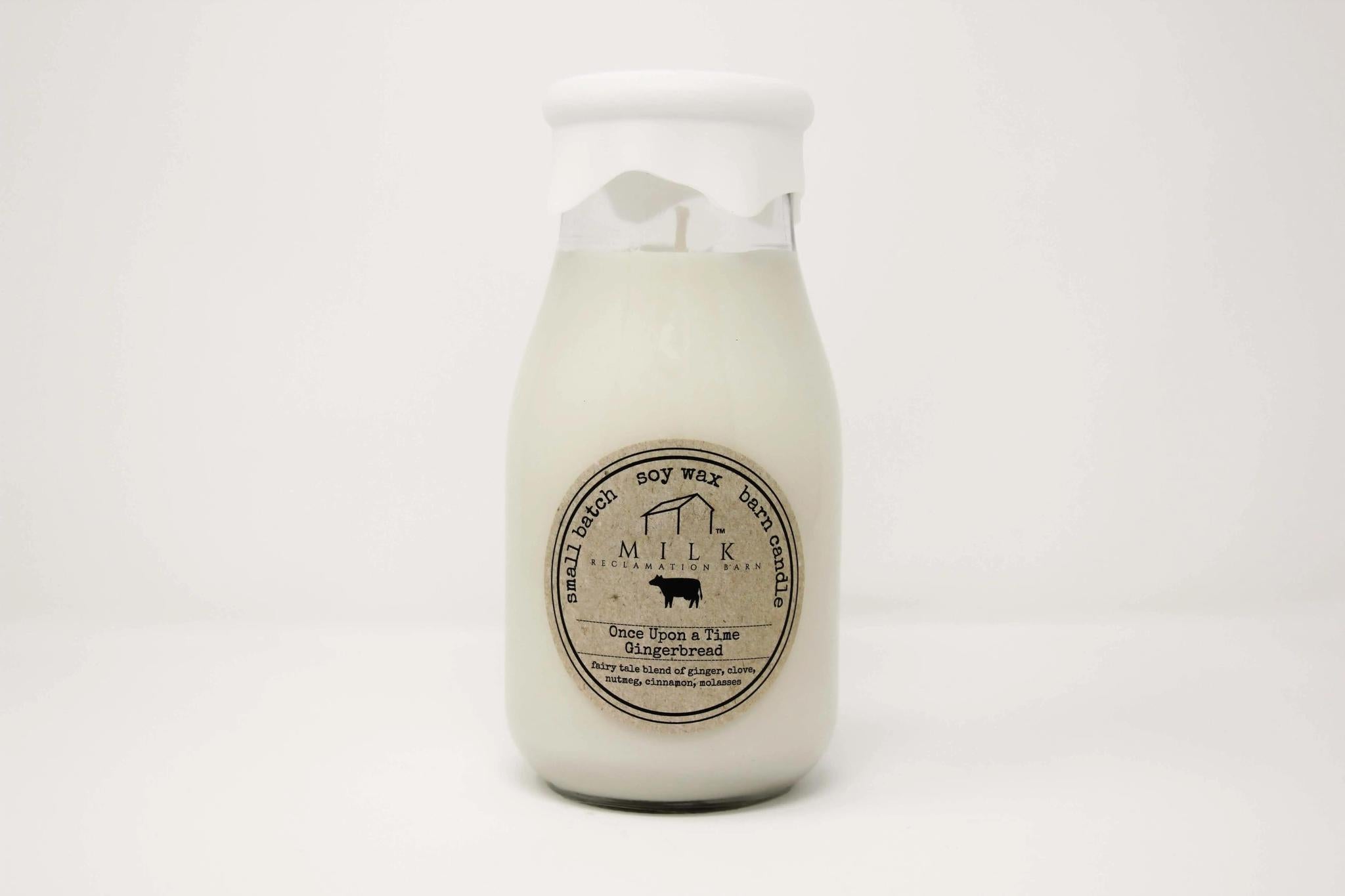 Once Upon A Time Gingerbread Candle Milk Reclamation Barn