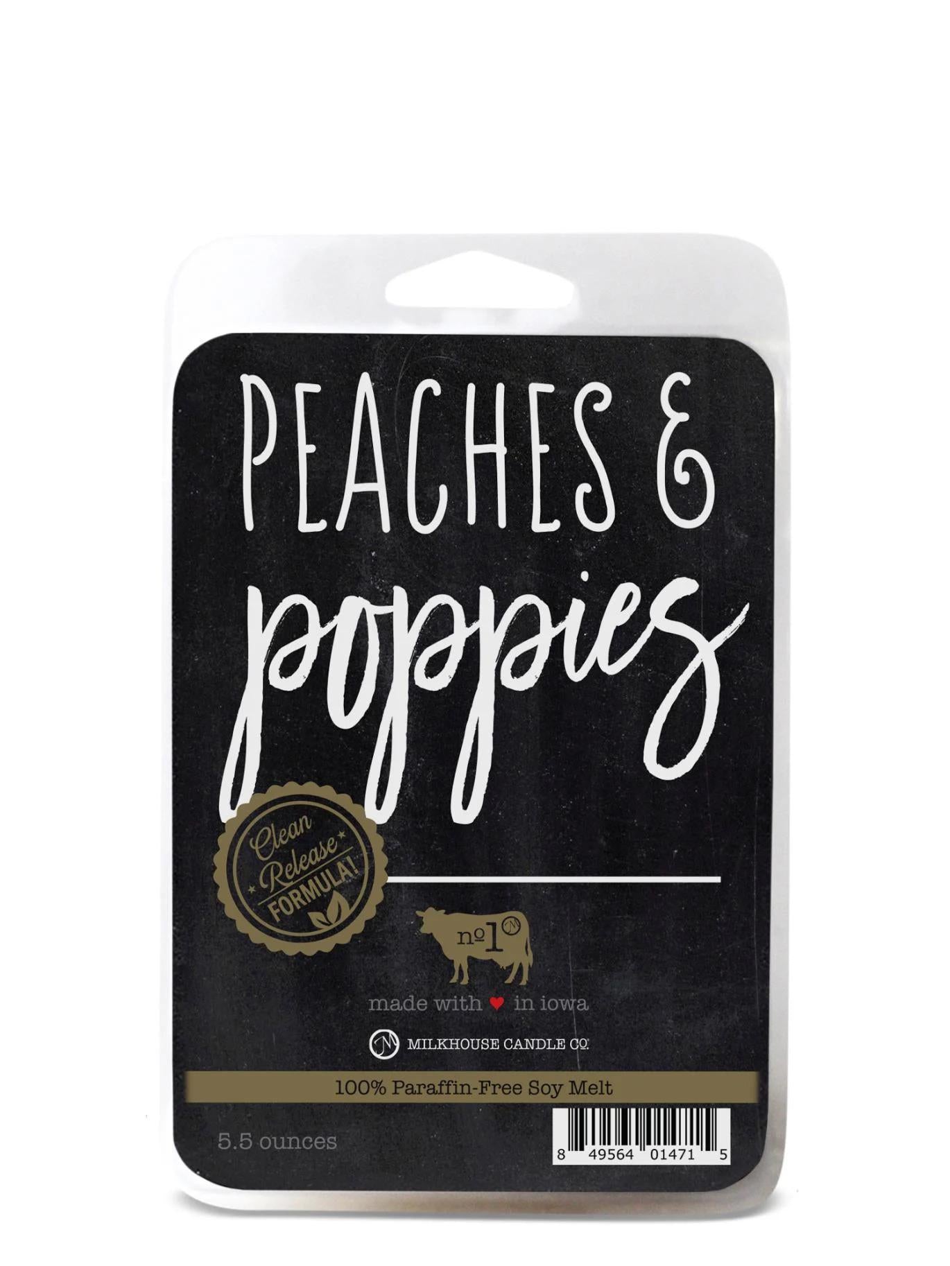 Milkhouse Candle Co: Peaches & Poppies
