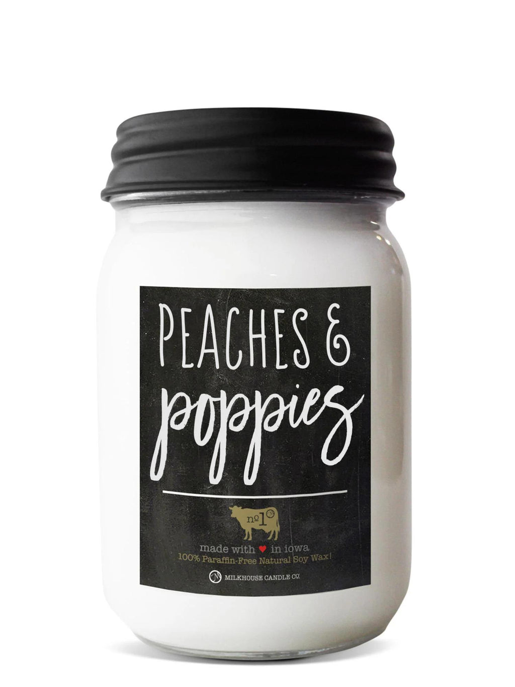 Milkhouse Candle Co: Peaches & Poppies