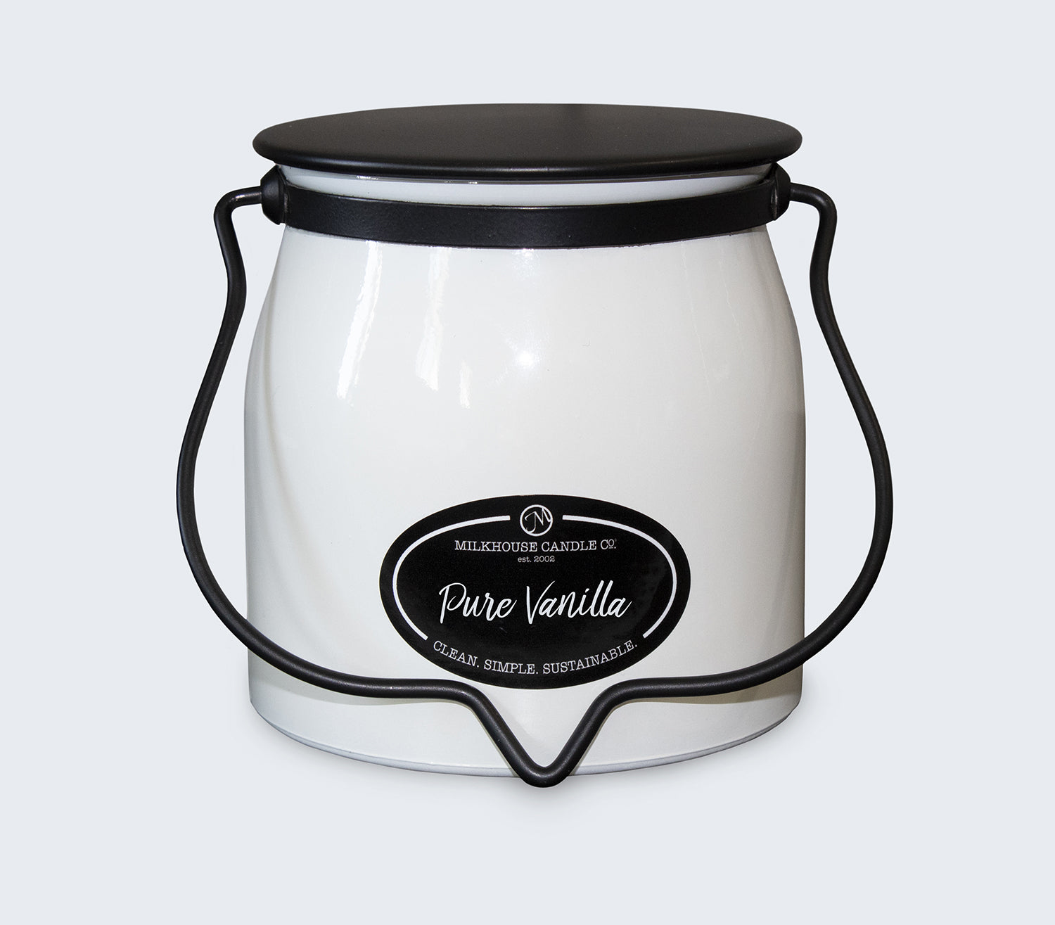 Milkhouse Candle Co: Pure Vanilla - 16oz Butter Jar
