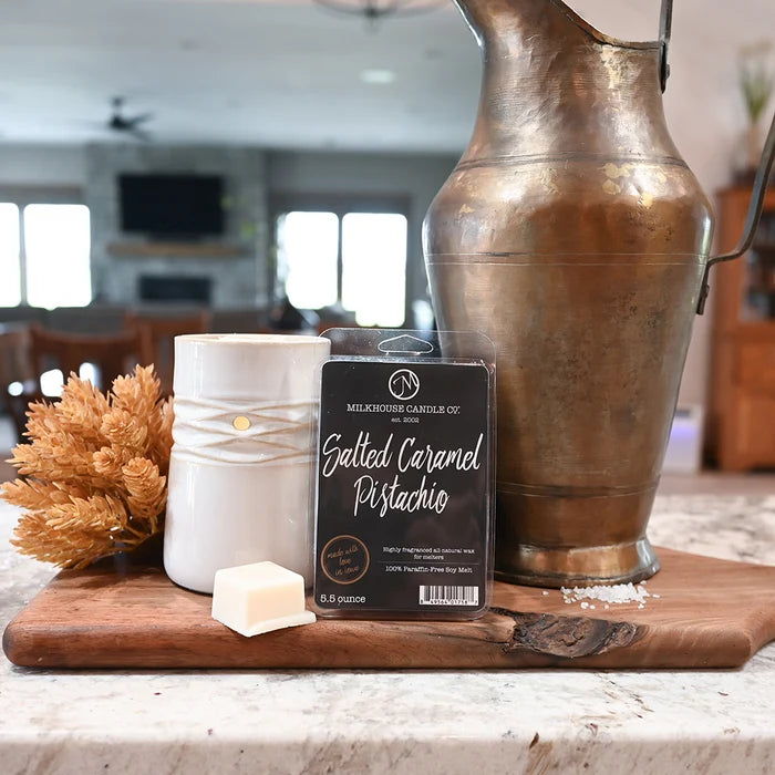 Salted Caramel Pistachio Candle | Milkhouse Candle Co.