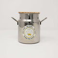 Stainless Milk Churn Fresh Cut Roses Milk Reclamation Barn