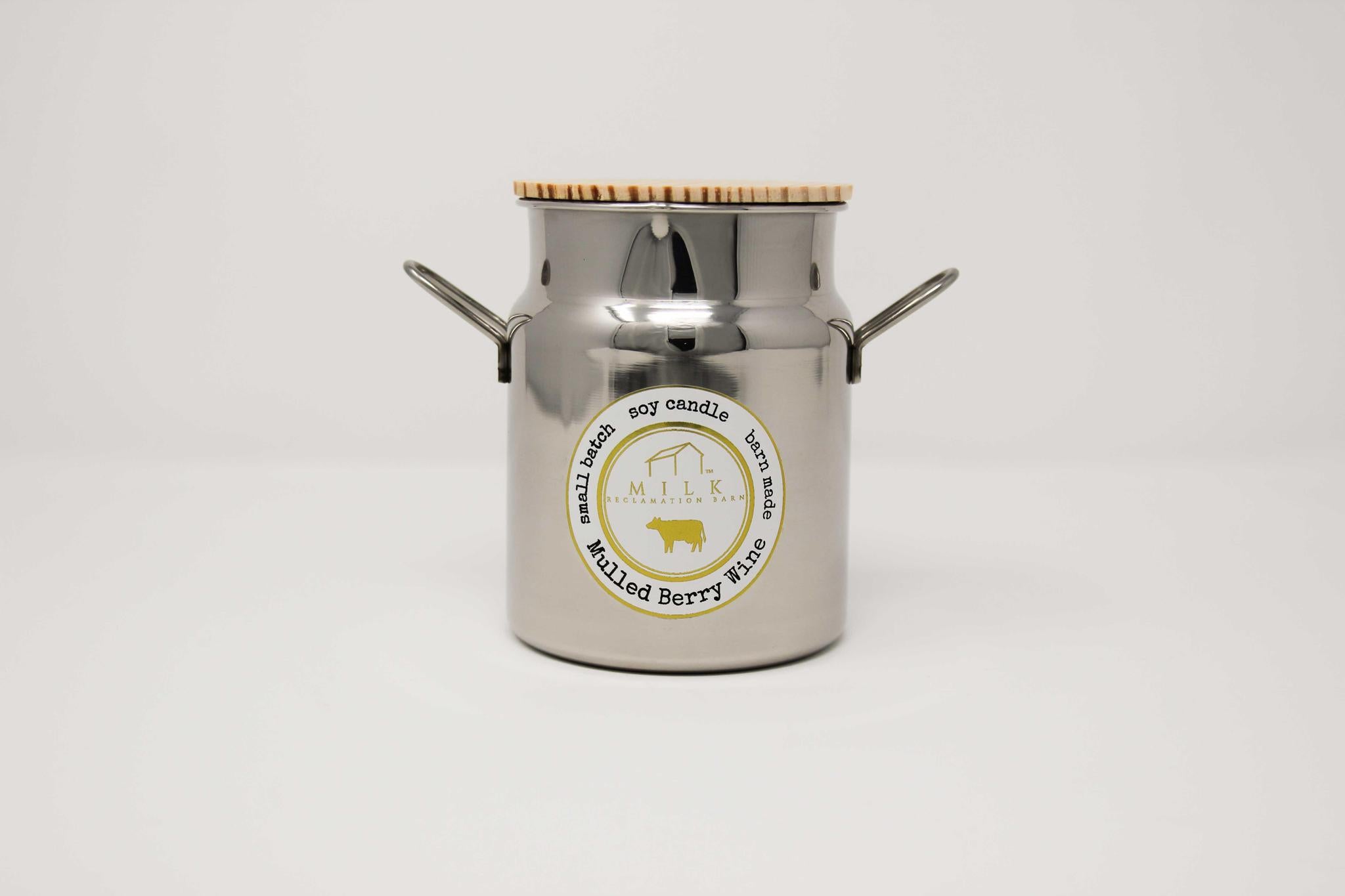 Stainless Milk Churn Mulled Berry Wine Milk Reclamation Barn