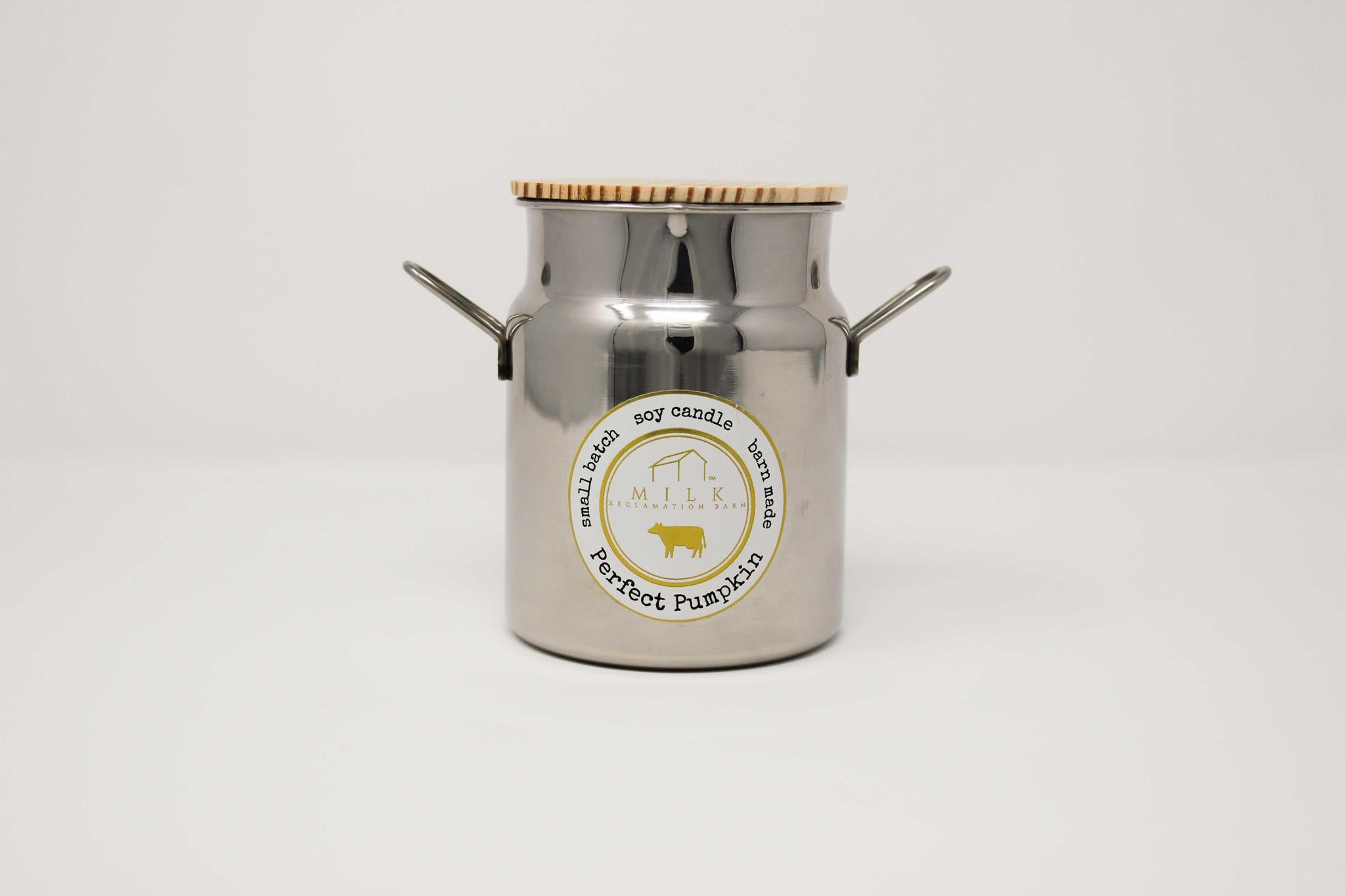 Stainless Milk Churn Perfect Pumpkin Milk Reclamation Barn