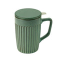 Tea Infuser Mug Shell 18 oz. - Moss Green
