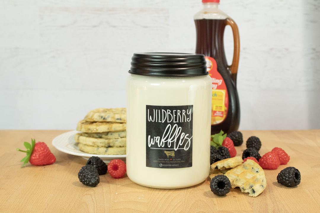 Farmhouse Mason Jar - Wildberry Waffles