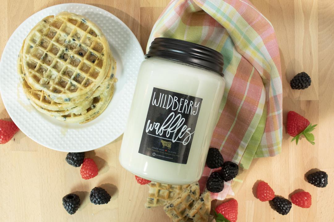 Farmhouse Mason Jar - Wildberry Waffles