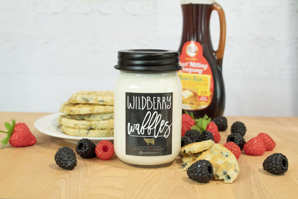 Farmhouse Mason Jar - Wildberry Waffles