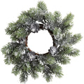 Wreath - Flocked Pine