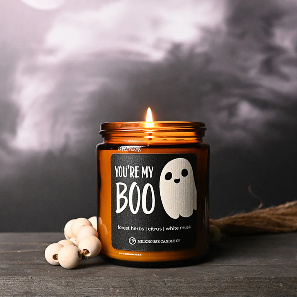 You’re My Boo Amber Jar Candle (7 oz) by Milkhouse Candle Co.
