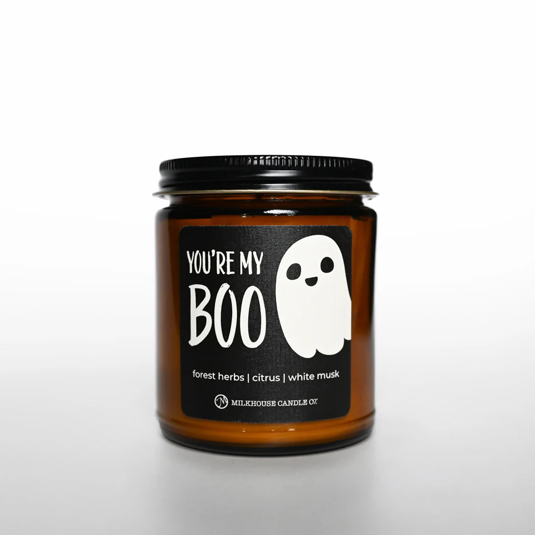 You’re My Boo Amber Jar Candle (7 oz) by Milkhouse Candle Co.