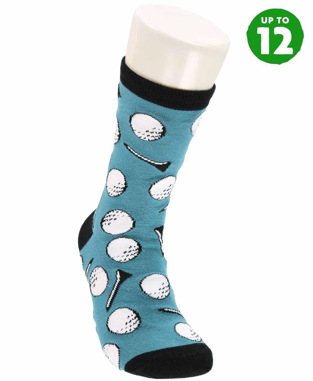 Golf Ball Crew Sock by LazyOne