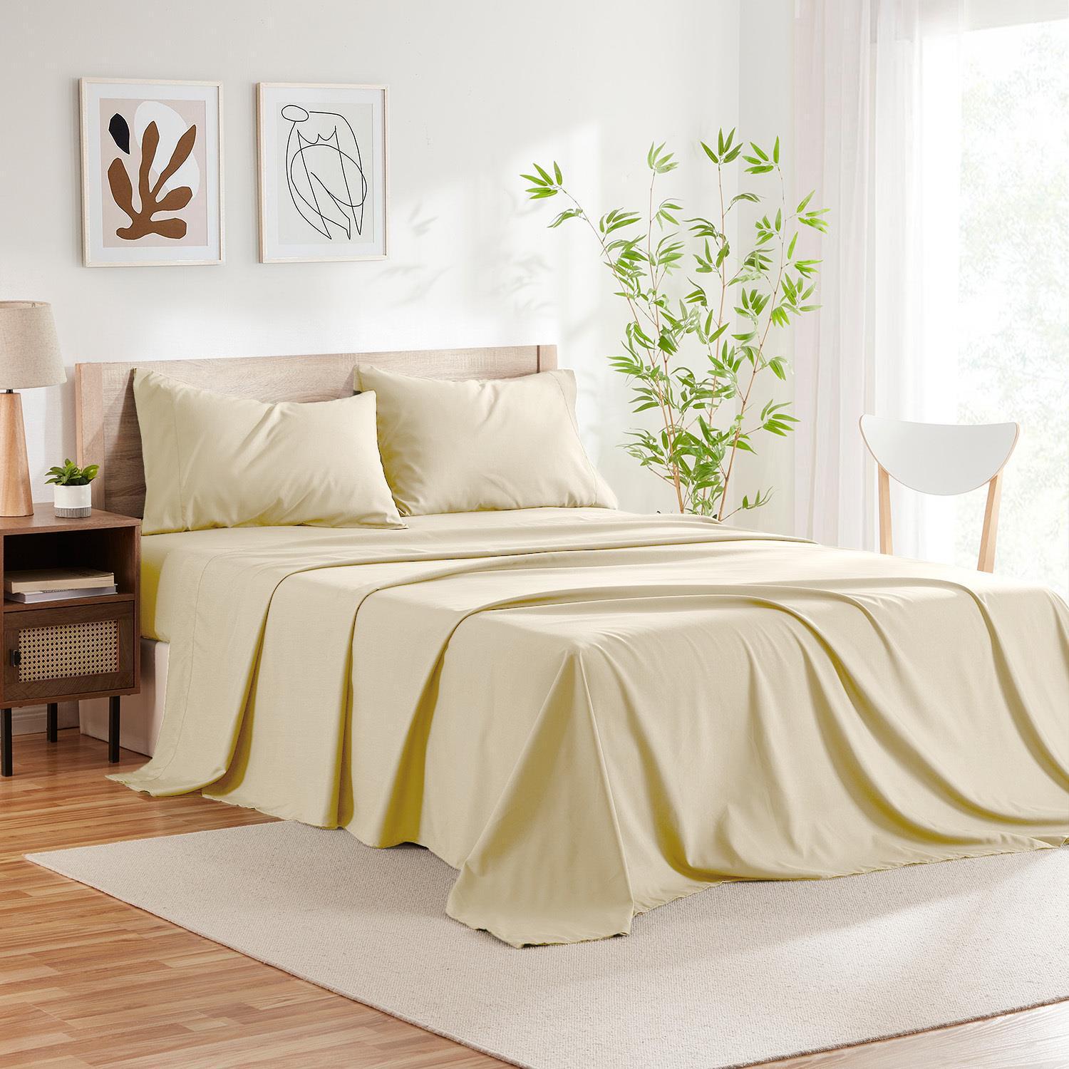 Premium Bamboo Sheet Set by Sleeptone - Split Head Queen