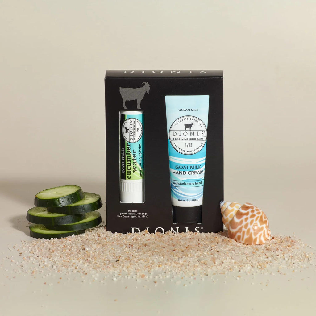 Lip Balm & Hand Cream Gift Set Cucumber Water