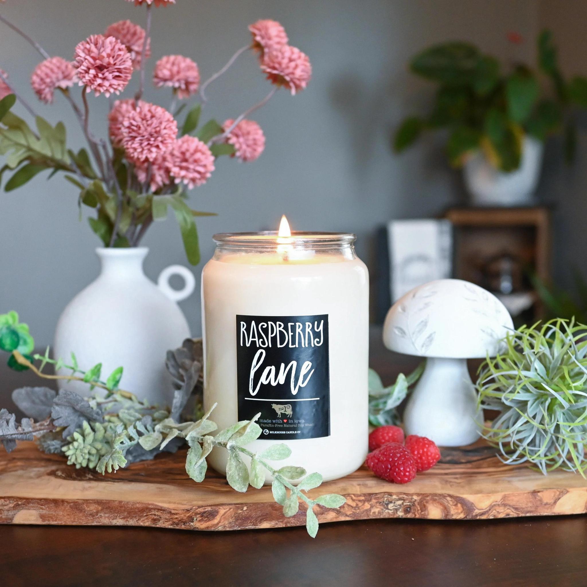 Raspberry Lane – Milkhouse Candle Co. - 26oz