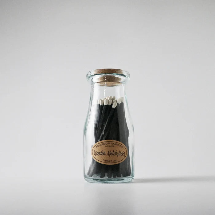 Milkbottle of Matches by Milkhouse Candle Co.